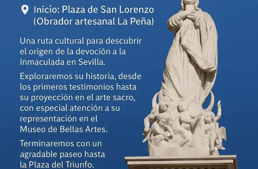 Recorrido de las Inmaculadas en Sevilla con un sabor muy papal